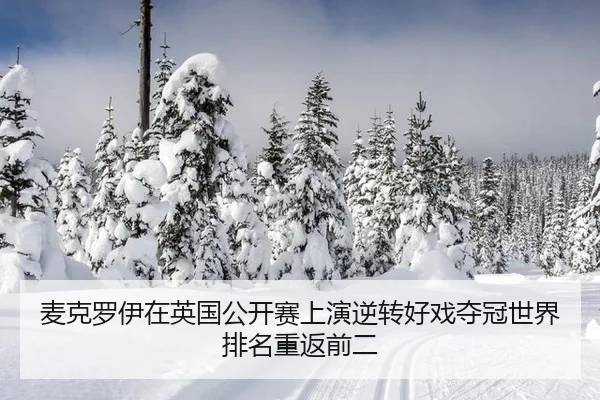 麦克罗伊在英国公开赛上演逆转好戏夺冠世界排名重返前二